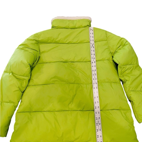 Lime green Sherpa edge Puffer coat. NWT. Oversized small. Native Youth - Picture 4 of 6